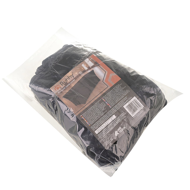 Față de masă elastică neagră pentru banchet 180x75 cm