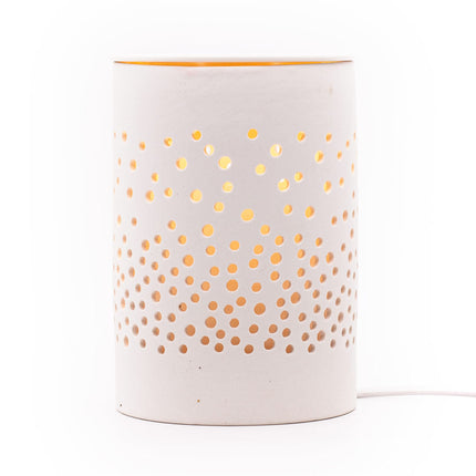 Încălzitor electric de ceară ceramică, design modern cu puncte