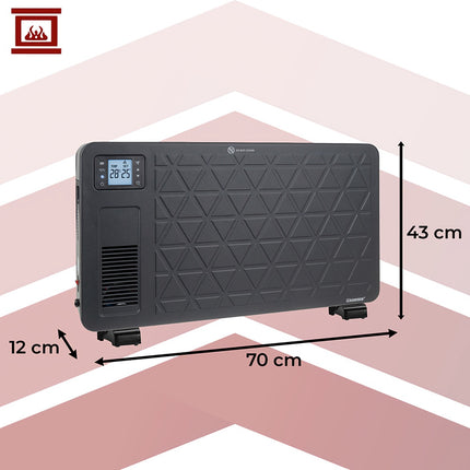 Convector electric, 2300W, control WiFi, negru