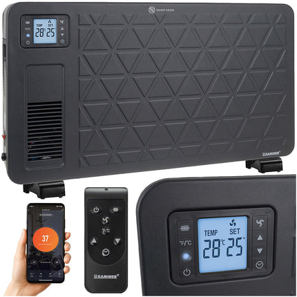 Convector electric, 2300W, control WiFi, negru