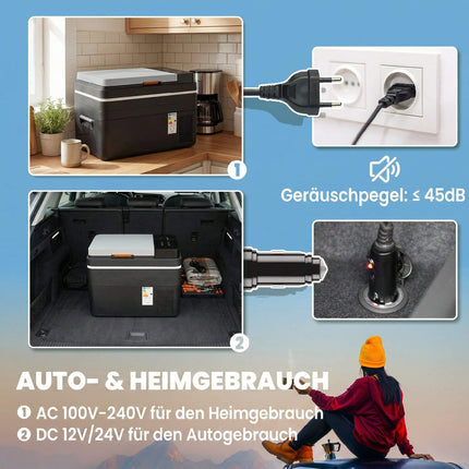 Ladă frigorifică electrică 30L, -20°C până la 20°C, control prin aplicație
