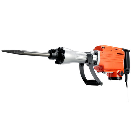 Electric Demolition Hammer 2200W, 4 Chisel Bits, Hex Chuck