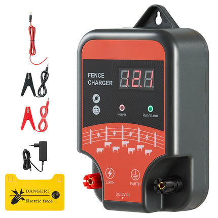Electric Fence Energizer 12kV 3J, AC/DC, LED, 3km