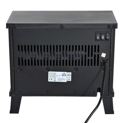 Electric stove - 600/1200W, black, 34x17x31 cm