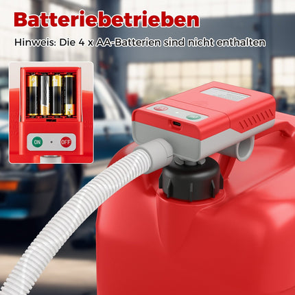 Pompă electrică de transfer de combustibil, oprire automată, 3 adaptoare, 3,8 GPM