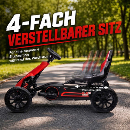 Kart electric pentru copii, viteză reglabilă, roți EVA