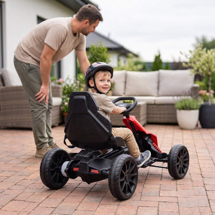 Kart electric pentru copii, viteză reglabilă, roți EVA