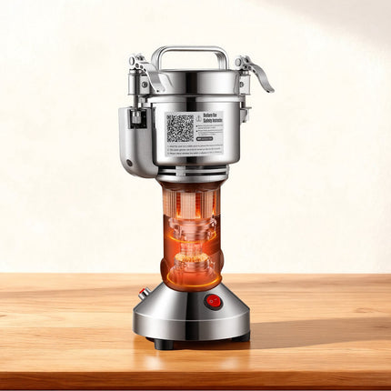 Electric Grain Mill Grinder, 150g 850W Stainless Steel