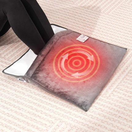 Electric Heated Foot Warmer, Flannel, Timer, 6 Heat Levels