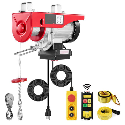 Electric Hoist Winch 1320 lb, 40 ft Lift, Dual Remote