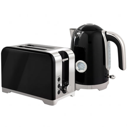 Set fierbător electric și prăjitor de pâine, 1,7 l, 2200 W, 7 niveluri de rumenire