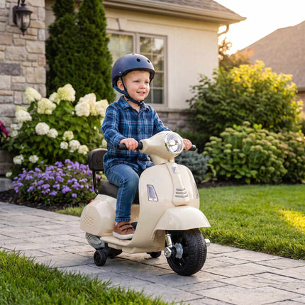 Vespa GTS electrică pentru copii, 6V, cu baterie litiu