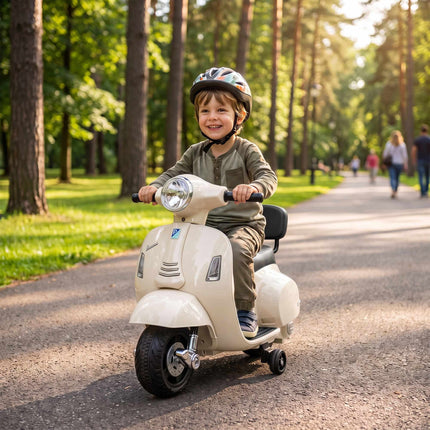 Vespa GTS electrică pentru copii, 6V, cu baterie litiu