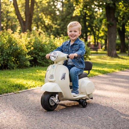 Vespa GTS electrică pentru copii, 6V, cu baterie litiu