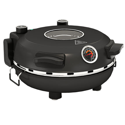 Cuptor electric pentru pizza, 430, 1200W, 30cm piatră, temporizator