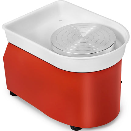 Electric Pottery Wheel 25cm, 280W, Foot Pedal, Tool Kit