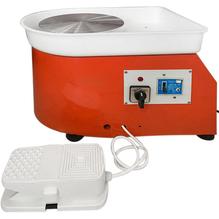 Electric Pottery Wheel 25cm, 280W, Foot Pedal, Tool Kit