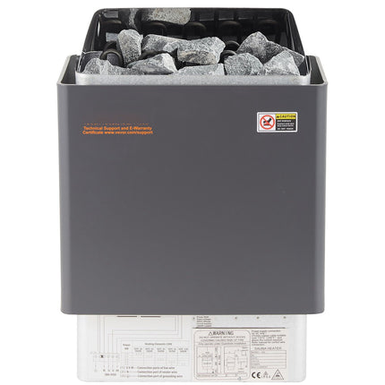 Electric Sauna Heater 9kW, External Controller, 9-13 m³