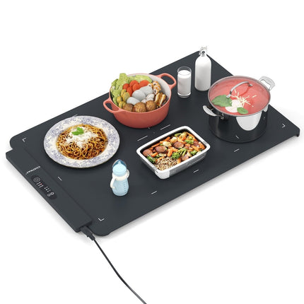 Covoraș electric din silicon pentru încălzirea alimentelor, încălzire rapidă, 64x41 cm