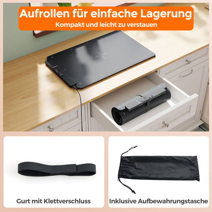 Covoraș electric din silicon pentru încălzirea alimentelor, încălzire rapidă, 64x41 cm