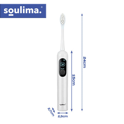 Periuță de dinți electrică sonică, 6 moduri, 6 capete, 90.000 RPM