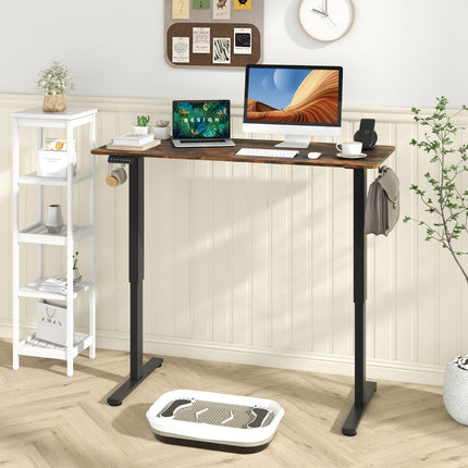 Birou electric de stat în picioare 140 x 60 cm, presetări cu memorie