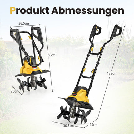 Motosapa electrica 1200W, latime 36 cm, adancime 22 cm