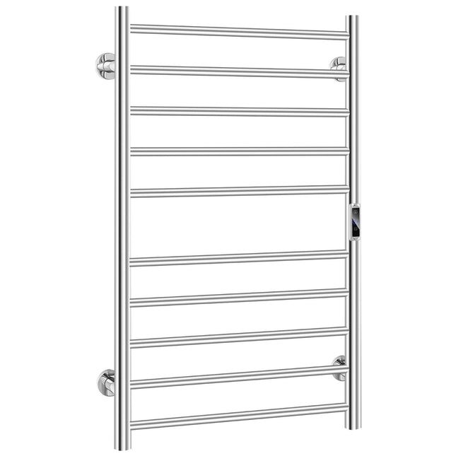Încălzitor electric pentru prosoape, 10 bare, temporizator, protecție la supraîncălzire