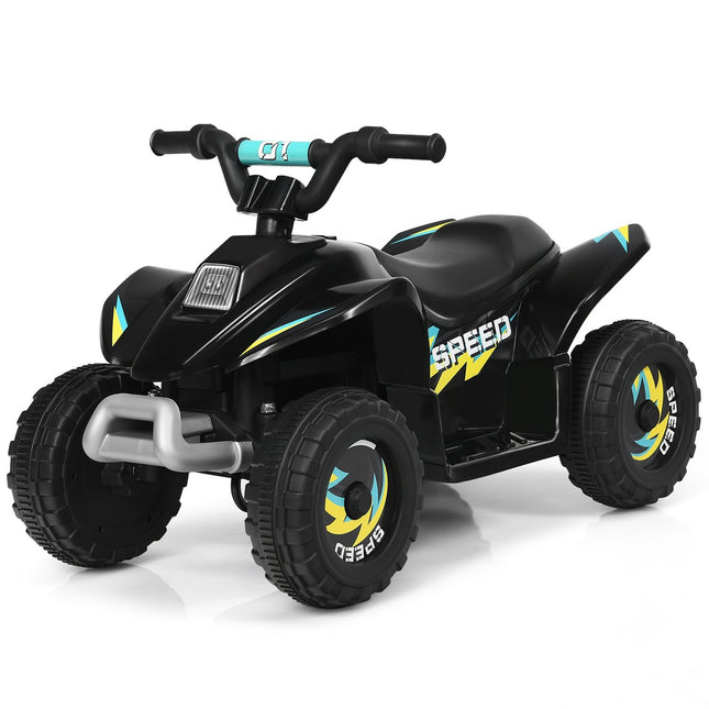 Electric car for children, electric children's quad, children's motorcycle, 73 x 40 x 44.5 cm, black