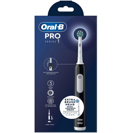 Electric toothbrush Pro1 Black + Extra Refill