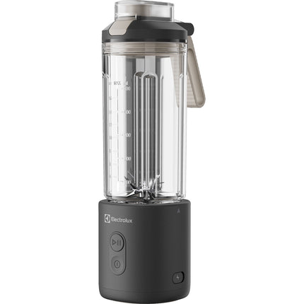 Blender portabil Electrolux 0,7 L, reîncărcabil USB-C, gri cărbune, 6 lame