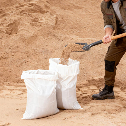 Empty Sandbags 500 Pack, 40 x 66 cm, Polypropylene With Ties