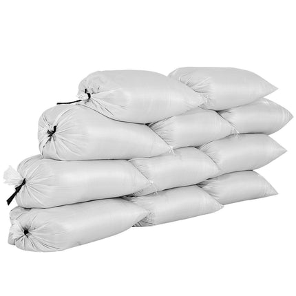 Empty Sandbags 500 Pack, 40 x 66 cm, Polypropylene With Ties