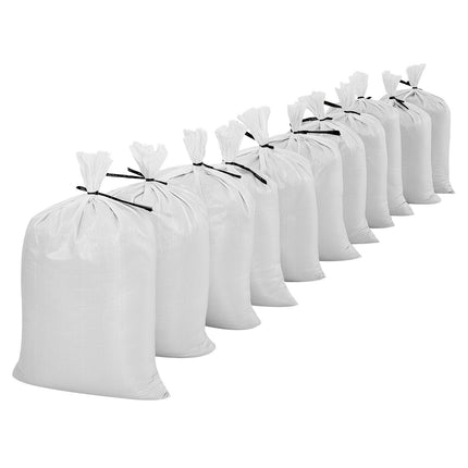 Empty Sandbags 50-Pack, 40 x 66 cm, PP With Ties