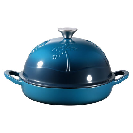 Enameled Cast Iron Dutch Oven, 5 Qt, Lid, Induction Safe