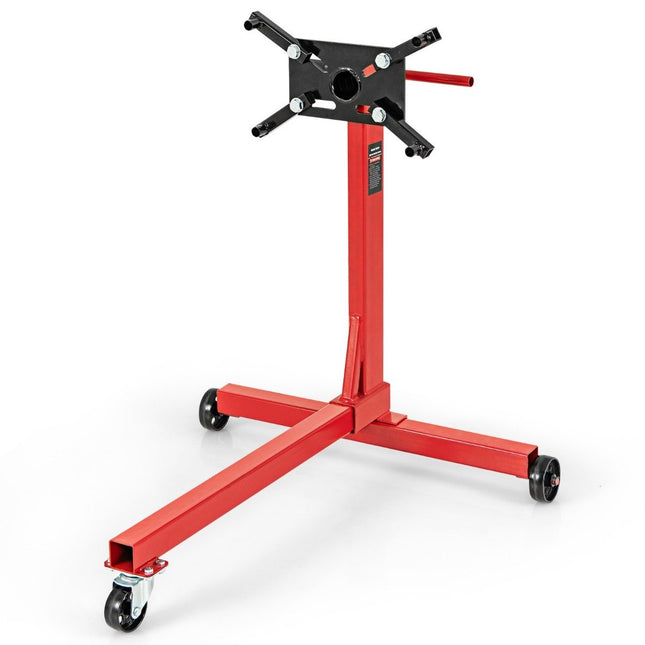 Suport motor 340 kg ridicator motor 360° rotativ cu 4 brate reglabile suport motor pentru garaje