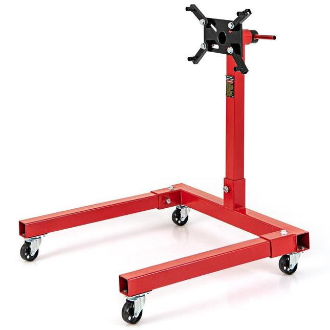 Suport motor 680 kg ridicator motor 360° rotativ cu 4 brate reglabile suport motor pentru garaje