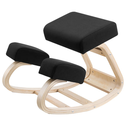 Ergonomic Kneeling Chair – Adjustable Height, Wood Frame