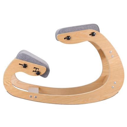 Ergonomic Kneeling Chair – Adjustable Height, Wood Frame