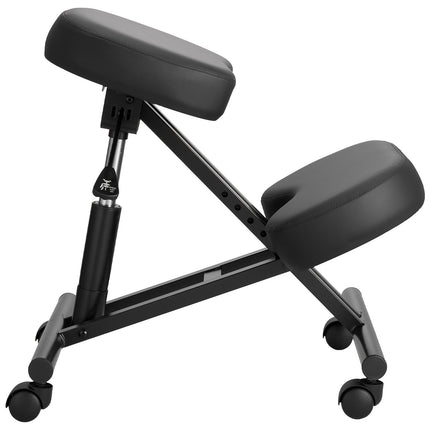 Ergonomic Kneeling Chair With Wheels, Adjustable Height