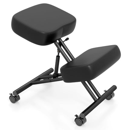 Scaun ergonomic pentru genunchi cu înălțime reglabilă și roți