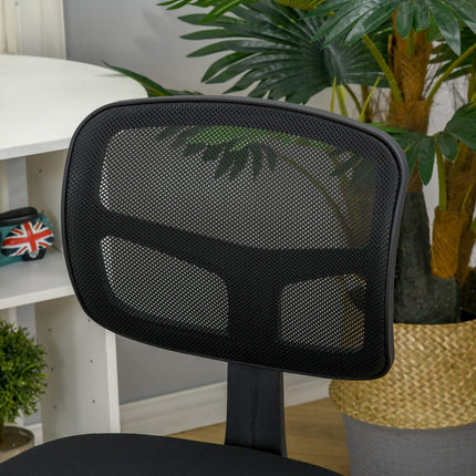 Scaun de birou ergonomic, inaltime reglabila, plasa neagra