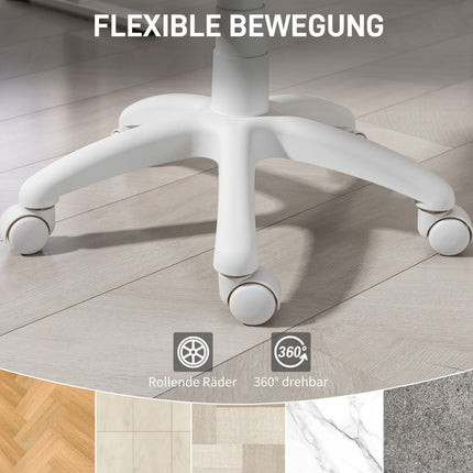 Scaun de birou ergonomic, înălțime reglabilă, plasă albastră