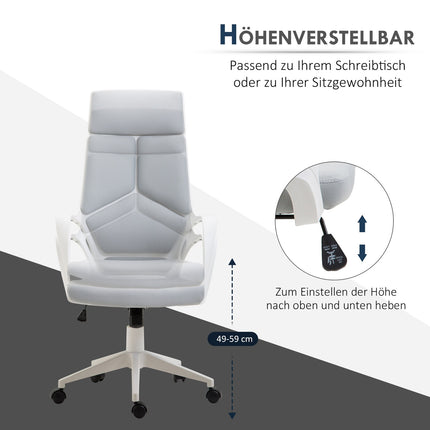 Scaun de birou ergonomic, spatar inalt, inaltime reglabila