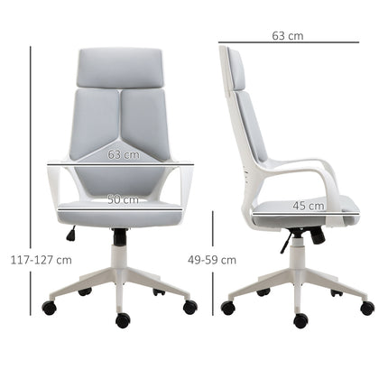 Scaun de birou ergonomic, spatar inalt, inaltime reglabila