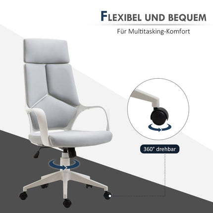 Scaun de birou ergonomic, spatar inalt, inaltime reglabila