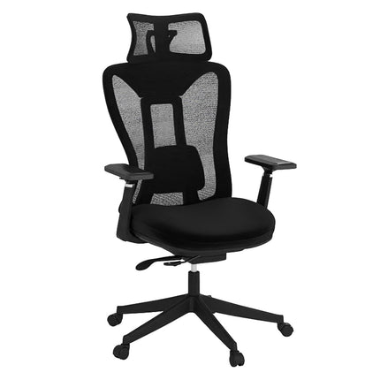 Scaun de birou ergonomic cu lombar si tetiera reglabile
