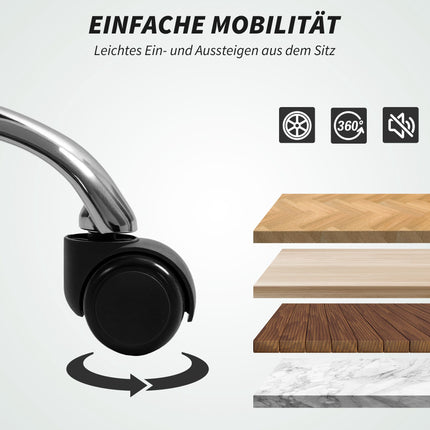 Scaun de birou ergonomic cu spătar și suport pentru picioare rabatabile