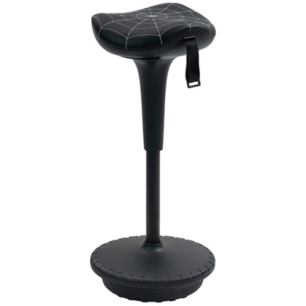 Scaun ergonomic în picioare cu înălțime reglabilă, negru