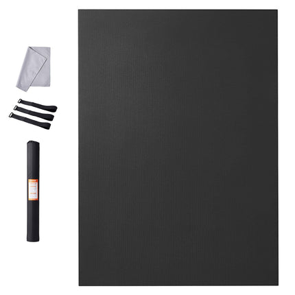 Exercise Mat 7x5 Ft, Non-Slip PVC, Carry Bag